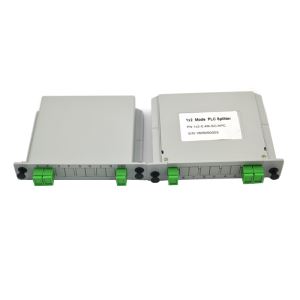 1x2 LGX کاست نوع فیبر نوری